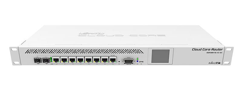 mikrotik CCR1009-7G-1C-1S+0 ethernet router