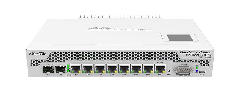 mikrotik CCR1009-7G-1C-1S+PC-0 ethernet router