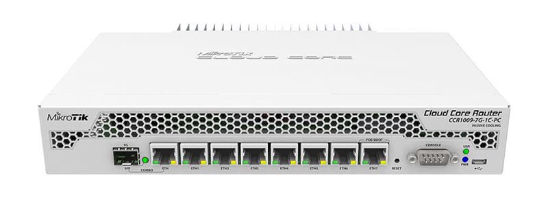 mikrotik CCR1009-7G-1C-PC-0 ethernet router