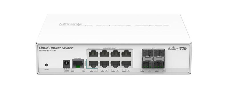 mikrotik CRS112-8G-4S-IN-0 switches