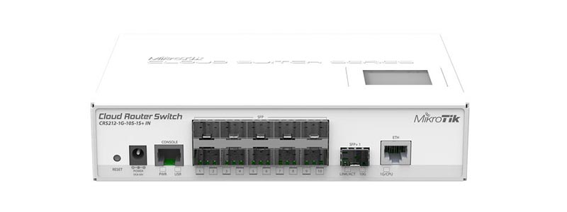 mikrotik CRS212-1G-10S-1S+IN-0 switches