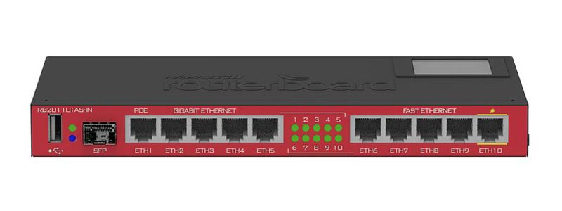 mikrotik RB2011UiAS-IN-0 ethernet router
