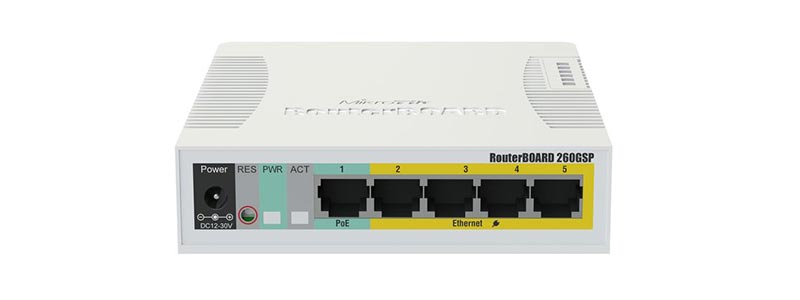 mikrotik RB260GSP-0 switches