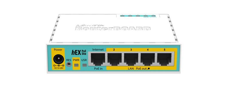 mikrotik hEX-PoE-lite-0 ethernet router