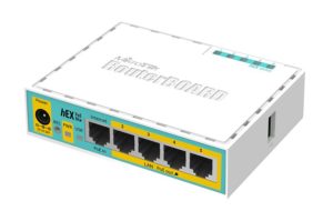 mikrotik hEX PoE lite 1 ethernet router