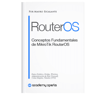 Portada del libro Conceptos Fundamentales de MikroTik RouterOS