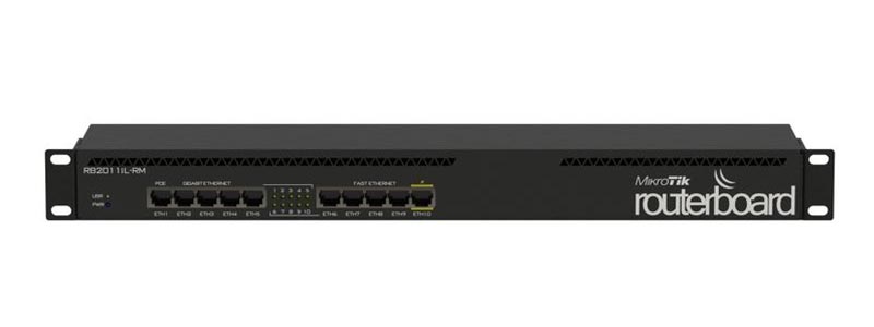 mikrotik RB2011iL-RM-0 ethernet router