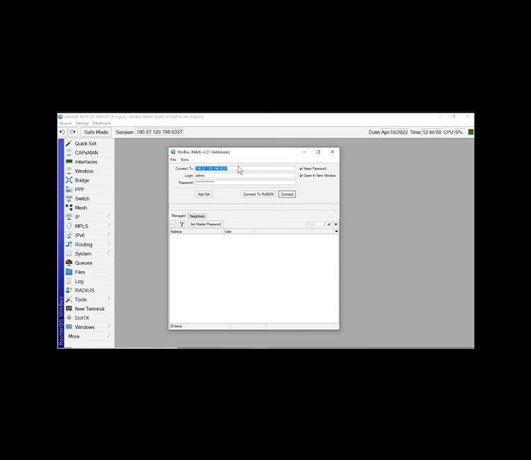 Se puede configurar el mikrotik para acceder remotamente