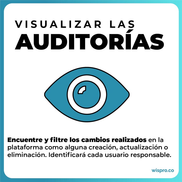 Wispro visualizar las auditorias