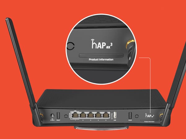 MikroTik RouterBOARD hAP ax3 - nuevas regulaciones de password por default
