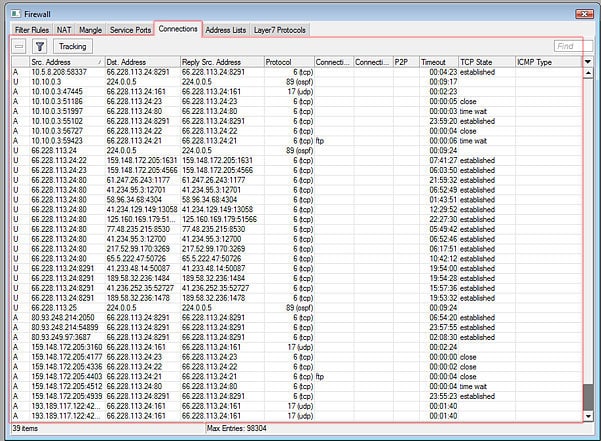 Cómo funciona el Connection Tracking en MikroTik