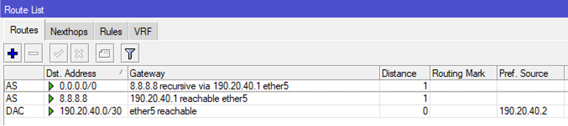 Escenario Scope y Target-Scope en RouterOS resultado en v6