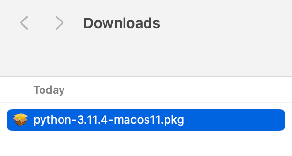 Ejecutar el paquete de instalacion de Python
