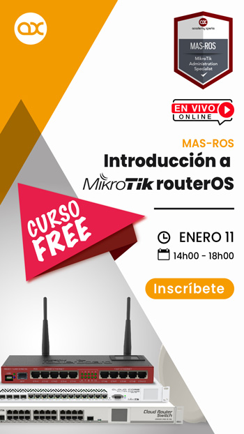(MAS-ROS) Curso gratuito de Introducción a MikroTik RouterOS versión 7