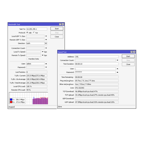 Herramientas de Bandwidth Test y Speed Test en MikroTik RouterOS