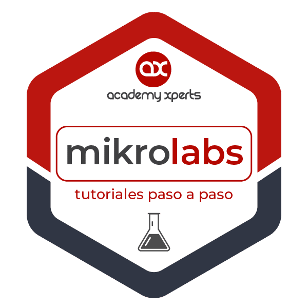 MikroLabs da Academy Xperts. Vídeos tutoriais passo a passo de configuração do MikroTik