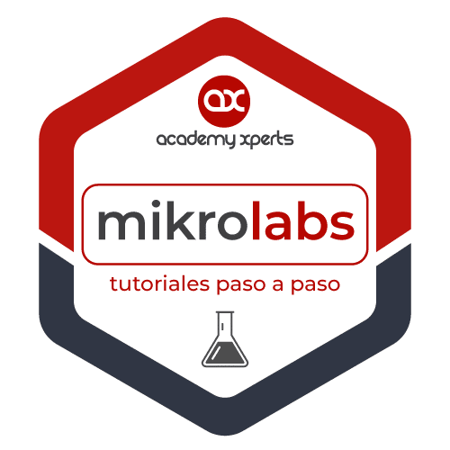 MikroLabs oleh Academy Xperts. Video tutorial konfigurasi MikroTik langkah demi langkah