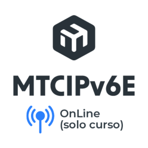 Certificacion de Certificación MIkroTik MTCIPv6E OnLine Solo Curso