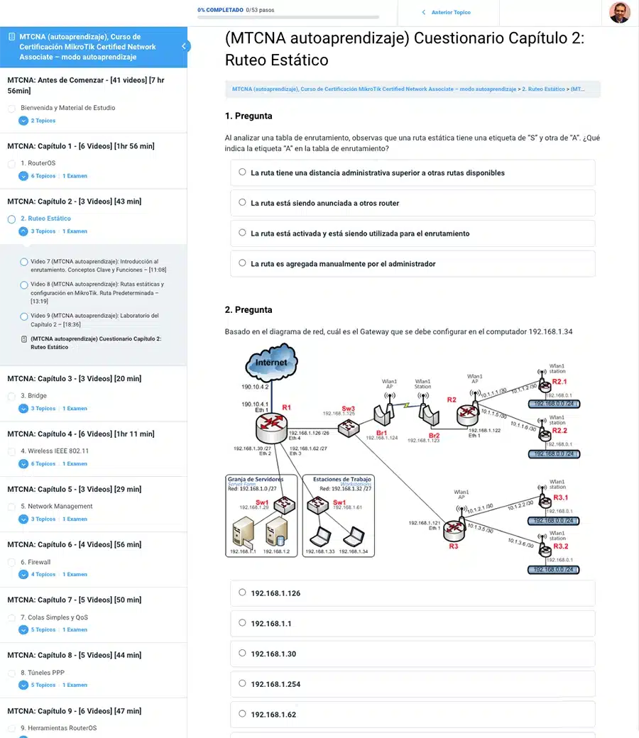 Curso autoaprendizaje MikroTik RouterOS v6 y v7