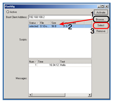 Aprende a configurar y utilizar el FlashFig en MikroTik RouterOS