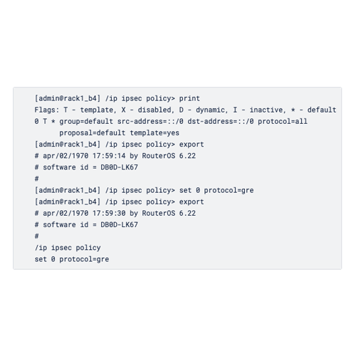 Se puede exportar las configuraciones de un equipo MikroTik y cargar en otro