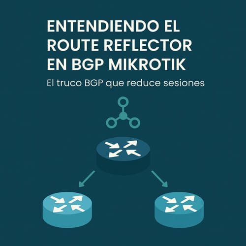 Entendiendo el Route Reflector en BGP MikroTik: El truco BGP que reduce sesiones