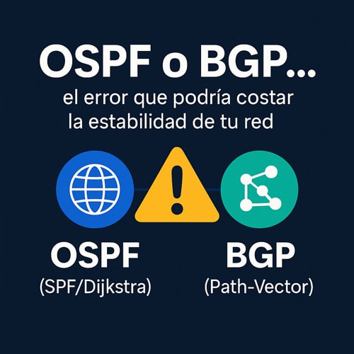 OSPF o BGP… el error que podría costar la estabilidad de tu red