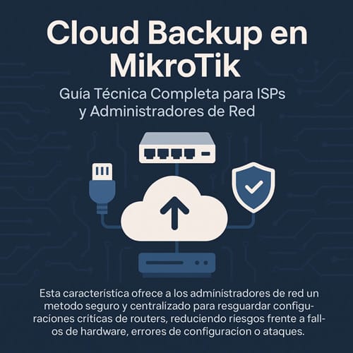 ¿Tu MikroTik ya hace backups en la nube? Copias Seguras y Cifradas para ISPs y Administradores de red