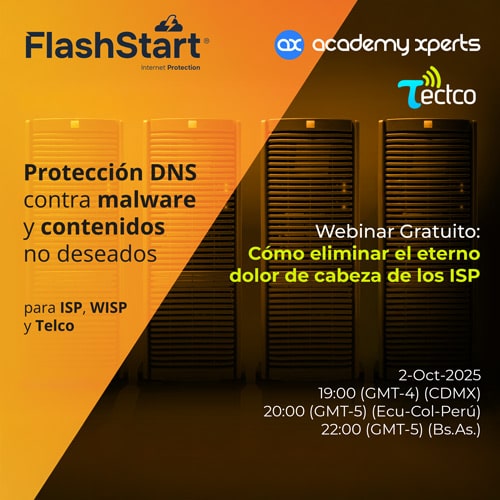 Webinar Gratuito: Seguridad y Filtrado DNS con FlashStart