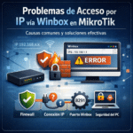 Problemas de acceso por IP via Winbox en MikroTik: causas y soluciones reales