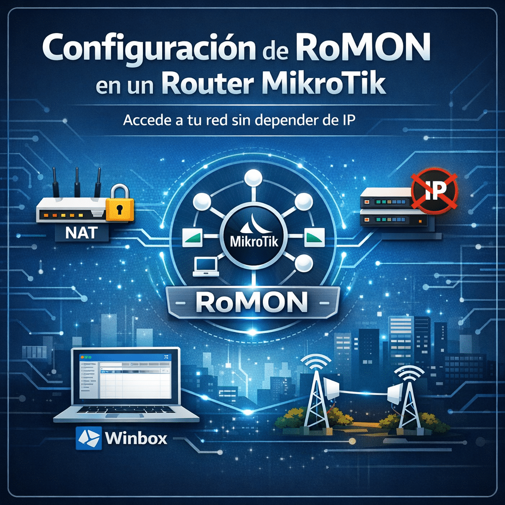 Configuracion de RoMON en un Router MikroTik: acceso total a tu red sin depender de IP