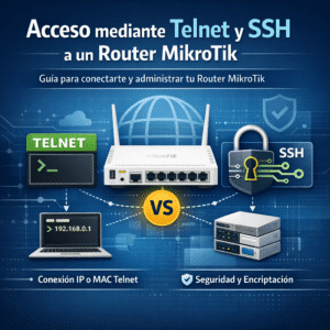Acceso mediante Telnet y SSH a un Router MikroTik