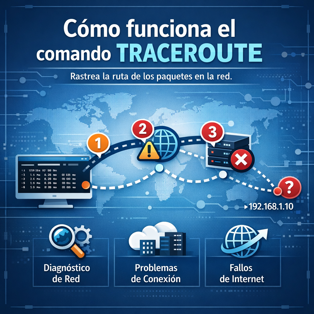 Como funciona el comando Traceroute: guia completa y practica