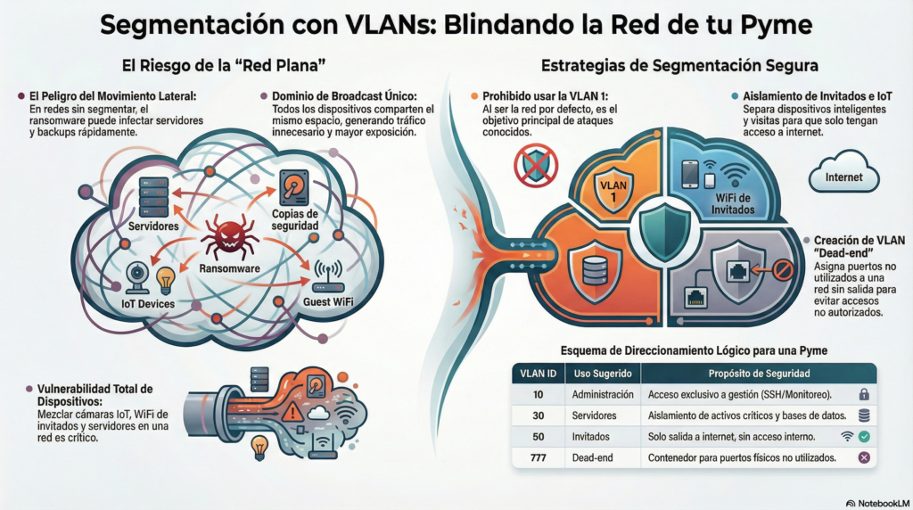 VLANs y seguridad de red: Como proteger tu infraestructura empresarial paso a paso
