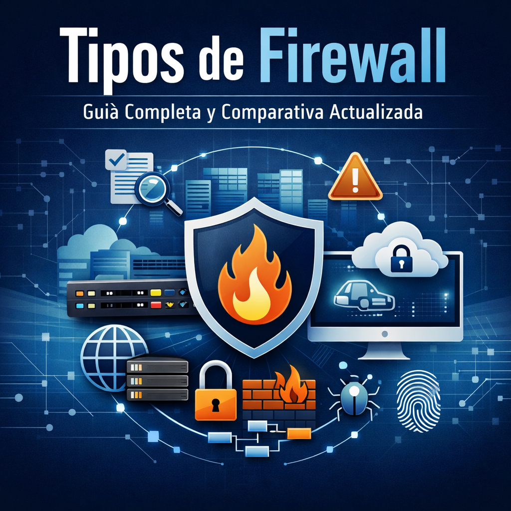 Tipos de firewall: guia completa y comparativa actualizada