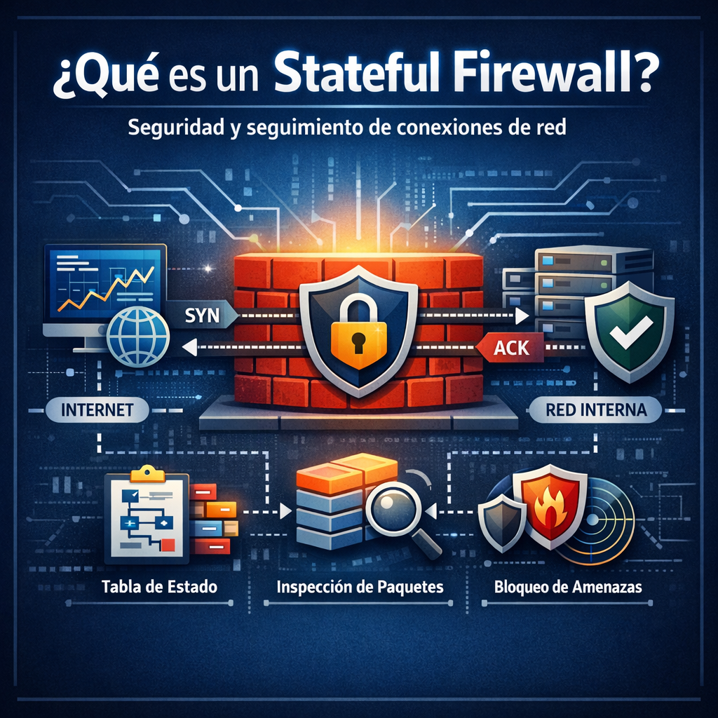 ¿Que es un stateful firewall y como funciona?
