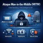¿Que significa un ataque Man-in-the-Middle (MITM) y como funciona?