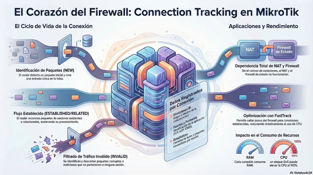 Como funciona el Connection Tracking en MikroTik el articulo que acabas de generar