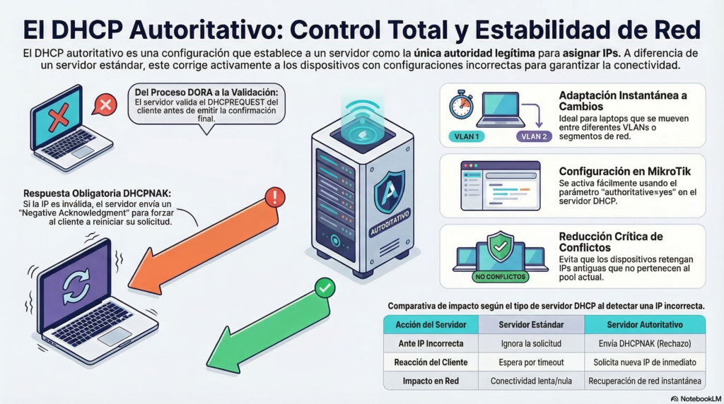 ¿Que es el DHCP Autoritativo y para que sirve?