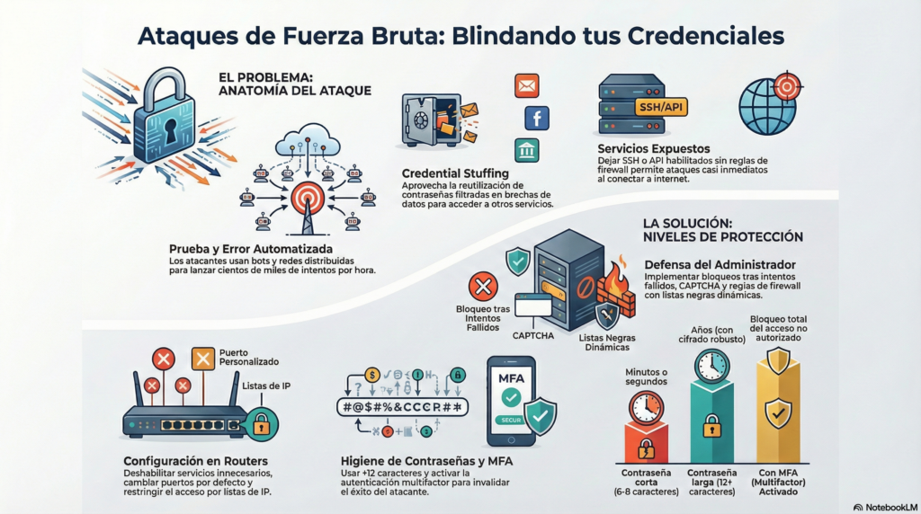¿Que es un ataque de fuerza bruta y como puedes protegerte realmente?