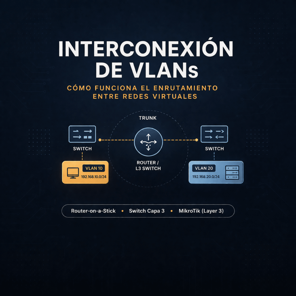 Interconexion de VLANs: como funciona el enrutamiento entre redes virtuales