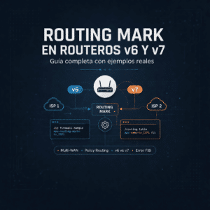 Routing Mark en RouterOS v6 y v7: guia completa con ejemplos reales