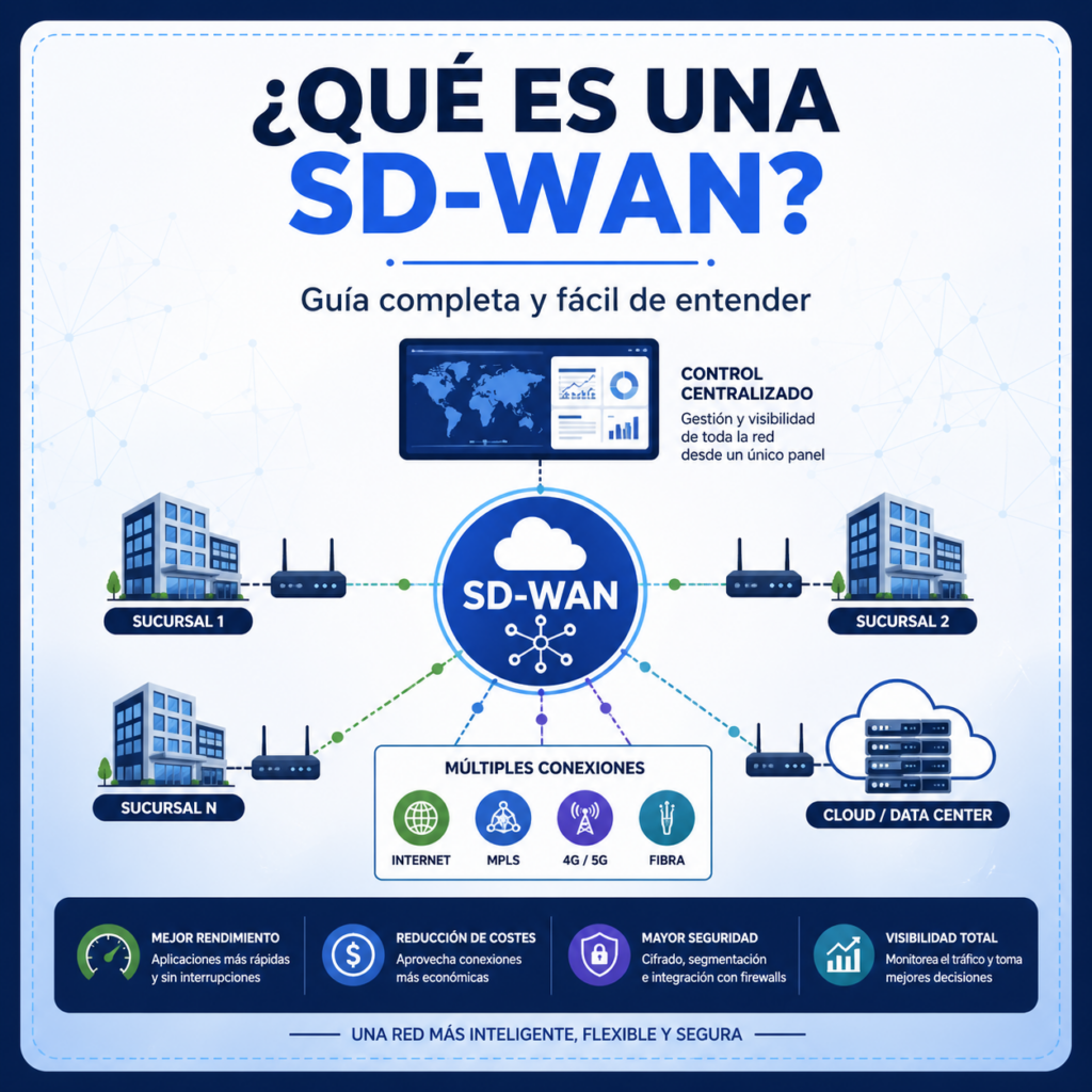 Que es una SD-WAN: guia completa y facil de entender