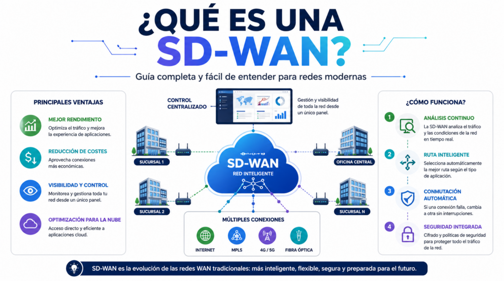 Que es una SD-WAN: guia completa y facil de entender