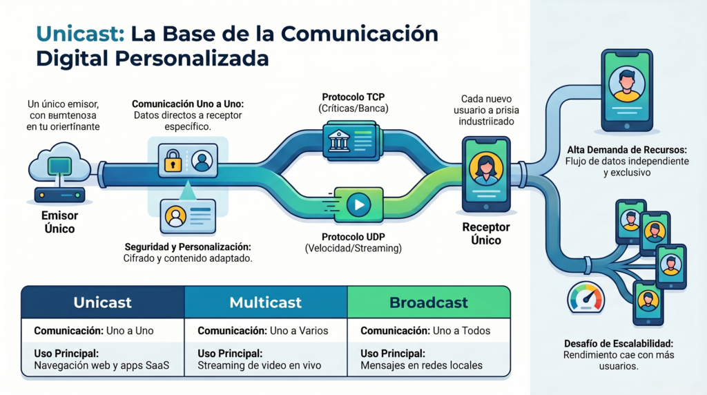 En profundidad con Unicast: Ventajas, Desventajas y Casos de Uso