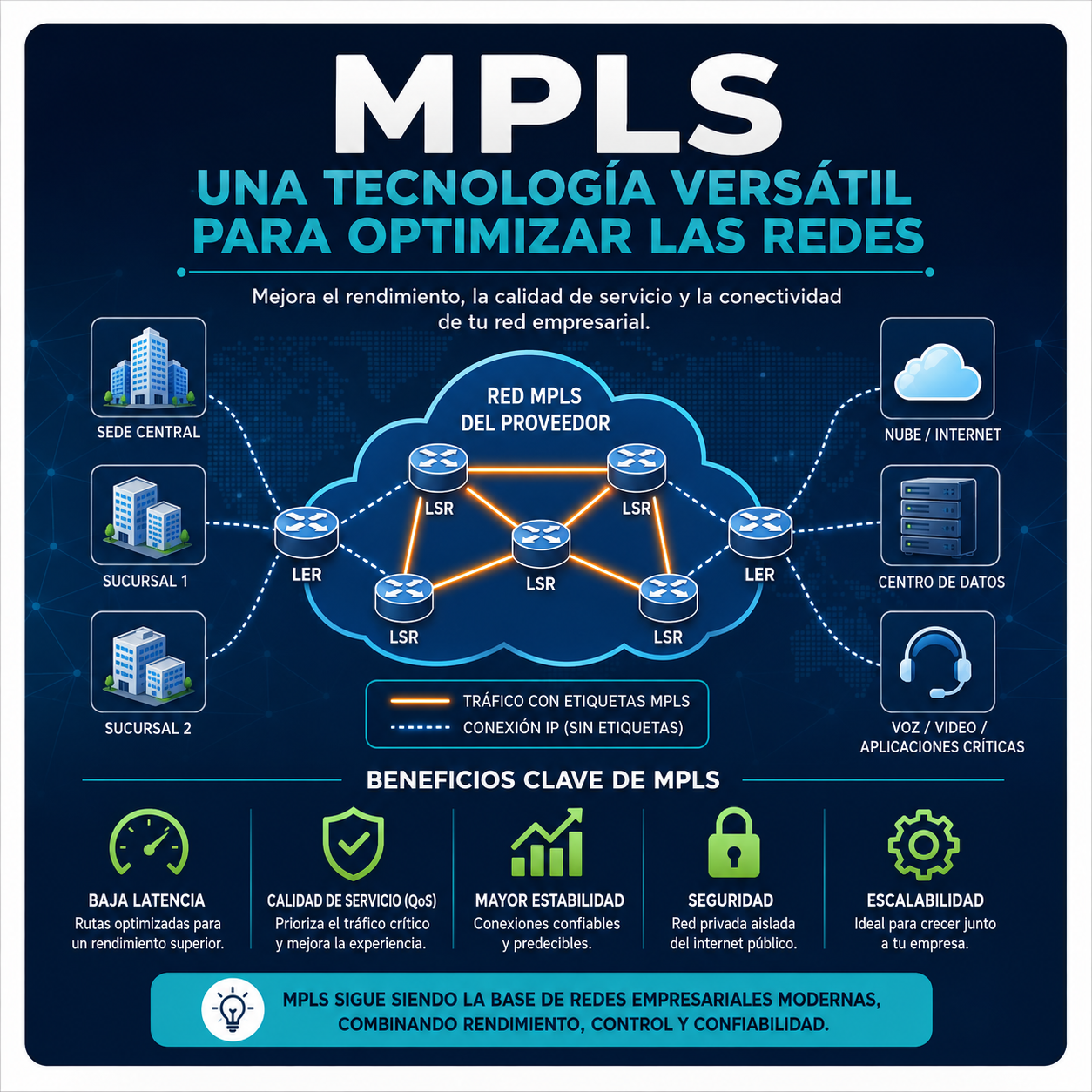 MPLS: Una Tecnologia Versátil para Optimizar las Redes