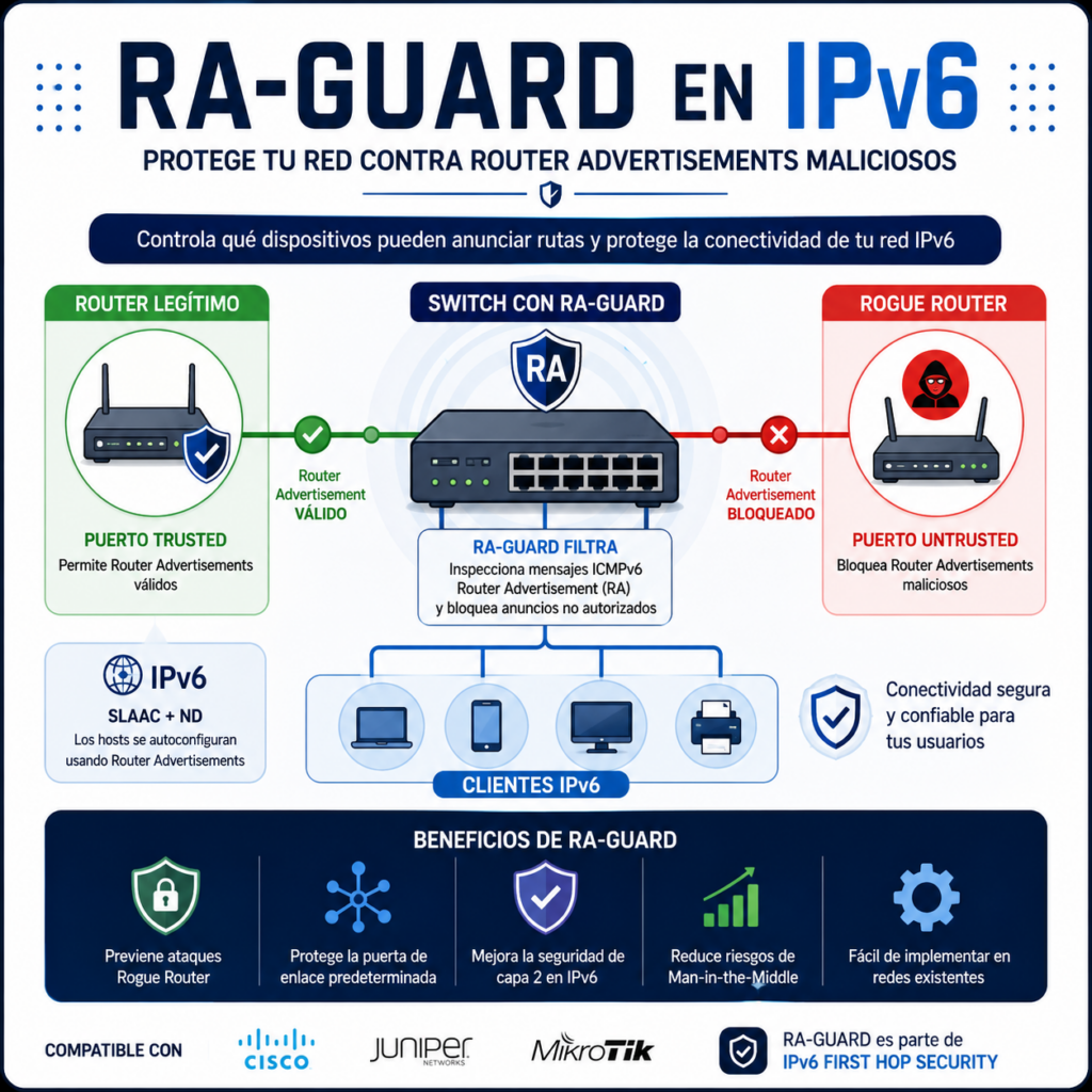 RA-Guard en IPv6: que es, como funciona y como proteger tu red frente a Router