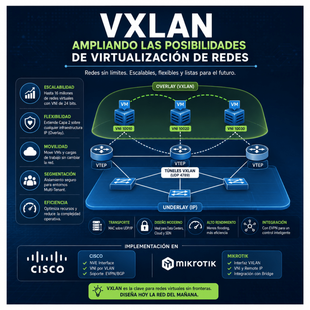 VXLAN: Ampliando las Posibilidades de Virtualización de Redes