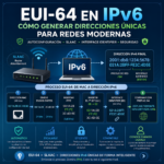 EUI-64 en IPv6: como generar direcciones unicas para redes modernas