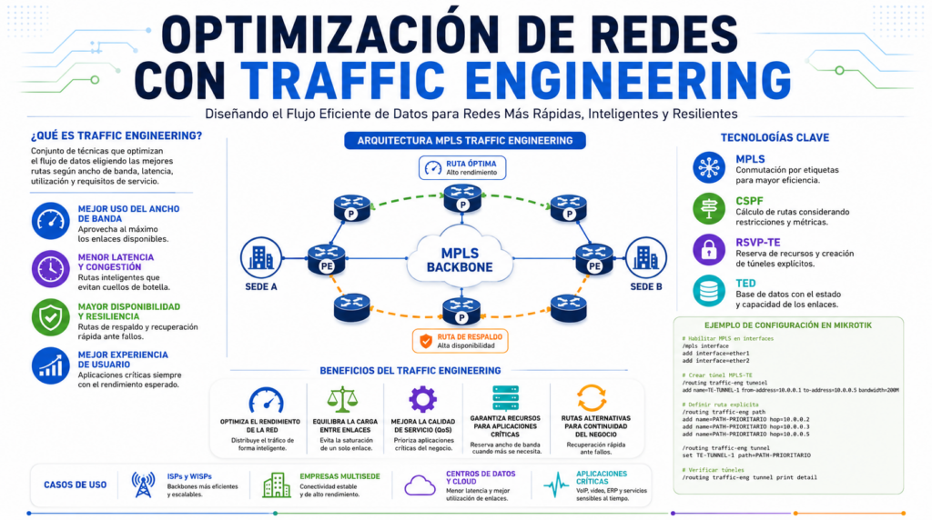Optimizacion de Redes con Traffic Engineering: Diseñando el Flujo Eficiente de Datos